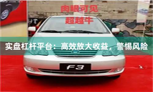 实盘杠杆平台：高效放大收益，警惕风险